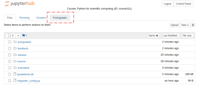 NbGrader for instructors.